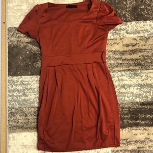 Orange knee length dress!!!